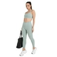 thumbnail image 4 of YITTY Active Women's UltraLuxe Crossover High-Waist Legging, Athleisure, 4-Way-Stretch, Sage Grey, M, 7/8 Length, 4 of 8