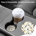 thumbnail image 4 of HPINK-T Vintage Baseball Ceramic Cup Holders Car Coasters for Women/Men,Floral Absorbent Drink Cup Car Holder Coasters with A Finger Notch 2.56" Pack of 2, 4 of 8