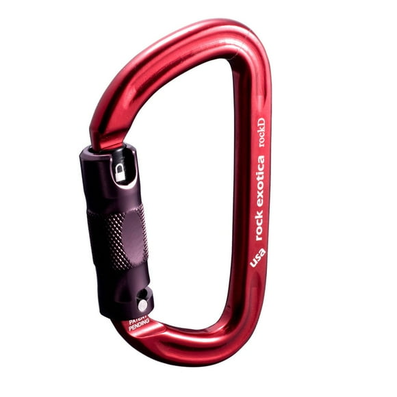 Rock Exotica rockD Auto-Lock Carabiner C2A - Heavy Duty Locking Carabiner for Rock Climbing and Professional Climbing Gear and Industrial Use – Made in USA