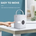 thumbnail image 3 of CIMAXIC Washing Machine Shape Storage Box Sundries Storage Holder Iron Storage Container,8.86"X5.91"X5.91", 3 of 4