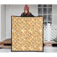 thumbnail image 3 of Pizza Theme Pattern Premium Quilt, 3 of 10
