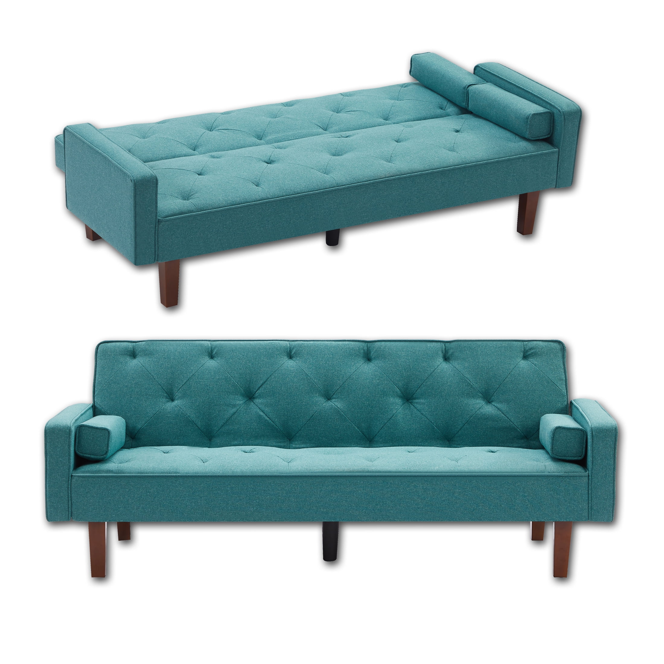 Buy Anysun Upholstered Convertible Futon Sofa Bed,Adjustable Lounge