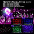 thumbnail image 4 of Usb Car Roof Star Night Projector Light Sound Activated Led Interior Lamp, 4 Colors- 9 Functional Modes, Ajustable Romantic Atmosphere Ambient Light- Feliz Sencillez, 4 of 5