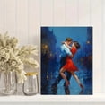 thumbnail image 2 of Romantic Couple Dancing in Rain Oil Canvas Print, Wall Decor for Living Room Bedroom Dining Room Hotel Office Bar, 2 of 8