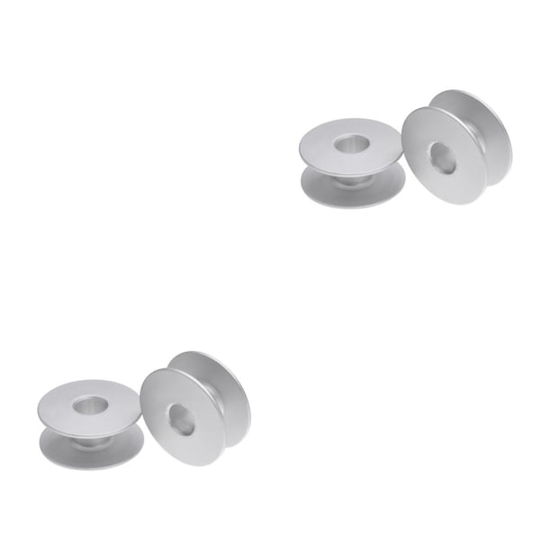 Toystoory Pack of 20 Electric Sewing Machine Aluminium Portable DIY Parts Craft Salon Home Alloy Bobbins Spools Sew Spare for Tailor 2piezas