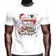 thumbnail image 2 of T-Shirts for Men, 2025 Christmas Crew Neck Cotton T-Shirt Men's Short Sleeve Santa Hat Snowflake, 2 of 8