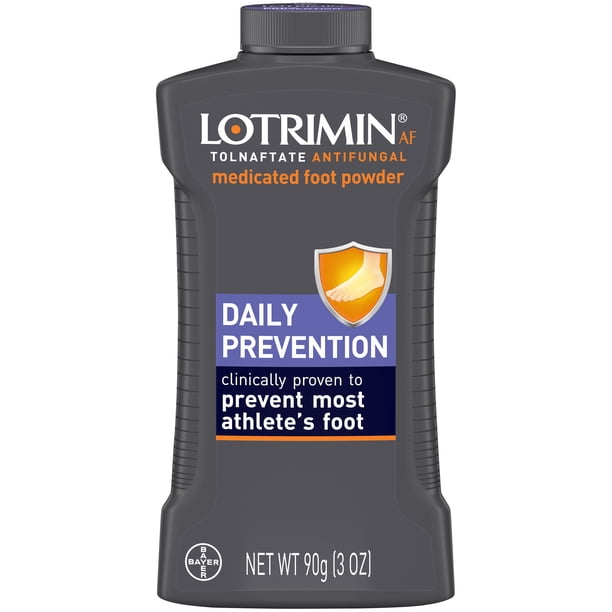 Lotrimin Athlete's Foot Daily Prevention Medicated Foot Powder, 3 oz