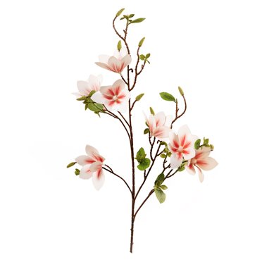 Artificial Magnolia Flowers – Realistic Fake Flower Stem For Wedding Party Home Garden Decor