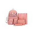thumbnail image 3 of Bolsa 4 unids/set Kawaii Mochilas Colegio Adolescente Mochila Mujeres Mochila de Hombro JShteea Para Estrenar, 3 of 8