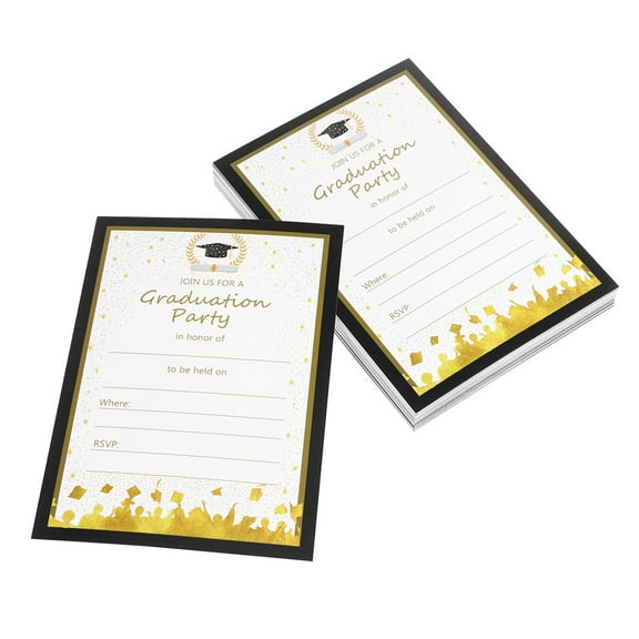 25pcs Graduation Party Invitations Cards Graduation Party Favors