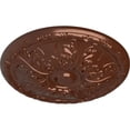 thumbnail image 3 of Ekena Millwork 15 3/4"OD x 5/8"P Granada Ceiling Medallion (Fits Canopies up to 4 1/4"), Hand-Painted Copper Penny, 3 of 6