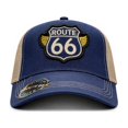 thumbnail image 2 of Knite Gorra Trucker Route 66 Wings Azul Marino y Beige con Malla Biker Hombre, 2 of 5