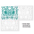 thumbnail image 3 of Arts and Crafts Tulip All Over Wall Stencil - 12 Inch - 3712A by Designer Stencils, 3 of 3