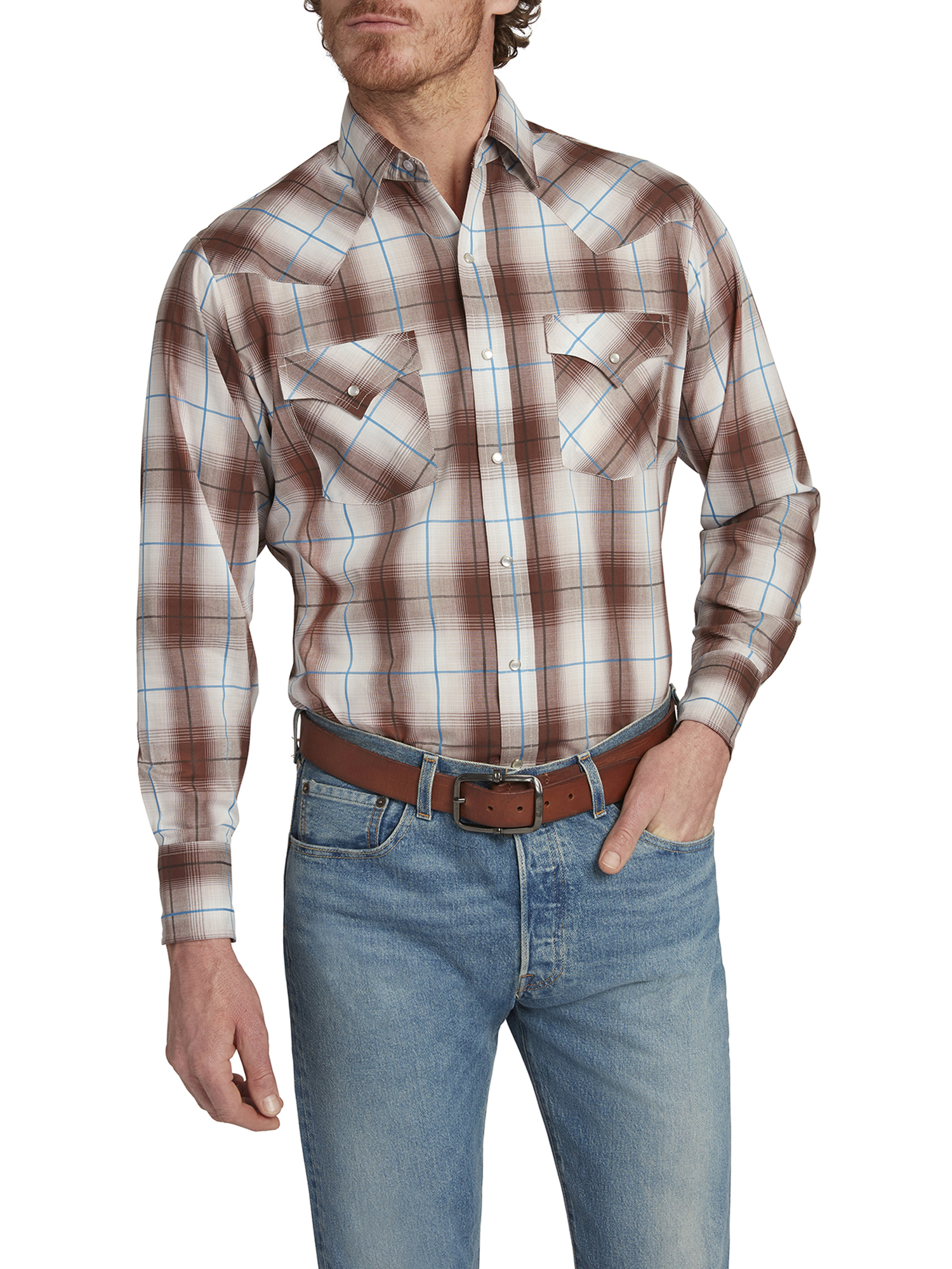 ely cattleman pearl snap shirts