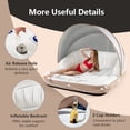 thumbnail image 4 of Flotador de piscina Giantex de Canopy Island con sombrilla para adultos, 4 of 8