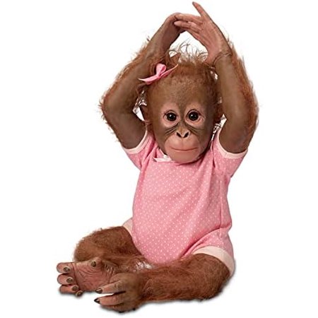 The Ashton-Drake Galleries Annabelle's Hugs So Truly Real Poseable Lifelike Monkey Doll