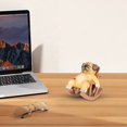 thumbnail image 4 of Desktop Dress up Rocking Chair Animal Statue Small Sculpture Desktop Decoration Reclining Chair Animal Desktop Realistic Gift Pet Statue Animal Home Decoration Suitable for Offi, 4 of 7