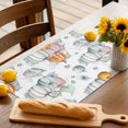 thumbnail image 5 of Fall Placemats Set of 6 White Pumpkin Autumn Place Mats Thanksgiving Placemat Autumn Green Vine Leaf Table Mats for Dining Kitchen Table Holiday Dinner Party Home Fall Decorations 13x19 Inch, 5 of 8