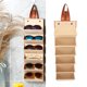 thumbnail image 5 of Caja de almacenamiento para gafas colgantes estuche organizador de gafas de sol plegable portátil de cuero PU con 6 ranuras para viajes de vacaciones ANGGREK Otros, 5 of 8