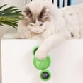 thumbnail image 5 of SugarBloom Interactive Windmill Cat Toy with Catnip & LED Light Ball - Fun Exercise Kick Ball Toy for Indoor Cats, Colorful Motion Teaser,Green, 5 of 9