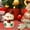 White, variant on HOARBOEG Christmas Resin Figurines, Mini Santa Claus Snowman Christmas Tree Bear Reindeer Ornaments for Holiday Home Decor, Desktop Shelf Decorations and Christmas Gift Giving