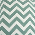 thumbnail image 4 of Rizzy Home Chevron 18" x 18" Down Filled Pillow with Cotton Cover-Teal/Ivory, 4 of 5