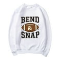 thumbnail image 4 of Arlun Oversized Sweatshirts for Women Bend and Snap Football Graphic Printed Pullover Sweatshirt Crewneck Loose Comfort Game Day Casual Long Sleeve Hoodless Tops White XL, 4 of 4