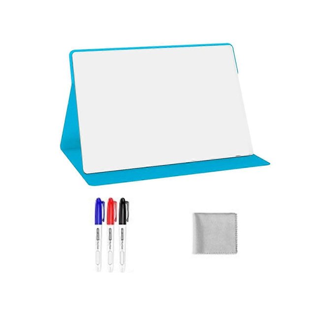 Portable Small White Board,Reusable Dry Erase Board with Stand,Desktop Whiteboard for Office Meeting Bussiness