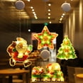 thumbnail image 5 of Pegatinas navideñas para ventanas, luces colgantes, luces de ambiente, luces LED con ventosa, 5 of 5