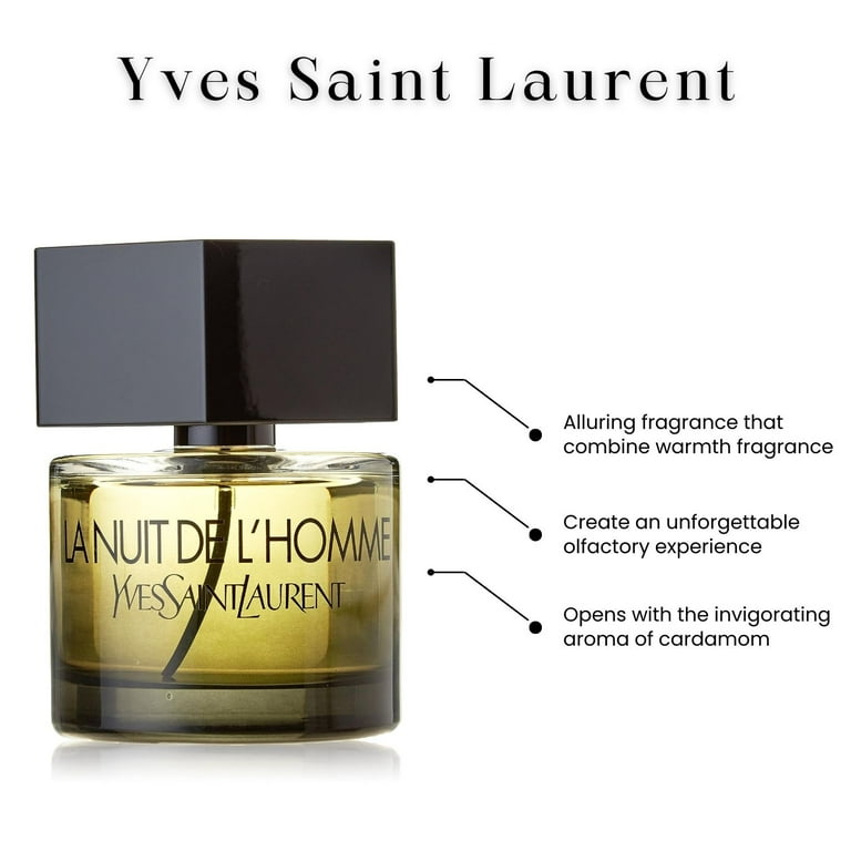 Yves Saint Laurent Men's La Nuit L'homme Eau De Toilette Spray - 2 fl oz bottle