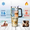 thumbnail image 2 of Mama Flowers 40 OZ Tumbler Cup with Lid and Straw for Water Iced Tea Coffee Smoothie and More, 2 of 6