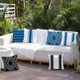 thumbnail image 6 of Outdoor Pillow Covers 20x20 Inch Set of 4 Blue Waterproof Modern Geometry Throw Pillows Outdoor Summer Waterproof Decor for Patio Funiture Garden Polyester Cushion Covers 013K20, 6 of 6