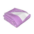 thumbnail image 5 of Dreamy Purple Bubble Throw Blanket, Super Soft Anti-Pilling Flannel Bed Blankets, 50"x40", 5 of 8
