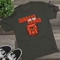thumbnail image 2 of Cleveland Football Sundays are for Dawgs Unisex Tri-Blend Crew Tee, 2 of 2