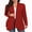 06-Red, variant on JWD Womens Casual Lightweight with Pocketes Long Sleeve Open Front Cardigan Black-L