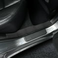 thumbnail image 3 of Car Door Sill Cover with Carbon Fiber Pattern for 2010-2014 Infiniti G25 G37 Car Interior Accessories, Black, 3 of 7