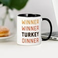 thumbnail image 3 of CafePress - Winner Winner Turkey Dinner - 11 oz Ceramic Mug - Novelty Coffee Tea Cup, 3 of 4