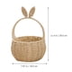 thumbnail image 2 of Moluckfu Cesta Rústica Beige De Flores Con Asa Para Bodas Y Eventos, 2 of 8