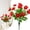 Red, variant on XJGHHSY Artificial Cemetery Flowers for Grave, 1 Bunch 7 Branches Daisy Fake Silk Flowers Bouquet for Funeral Gravesite Memorial Day Outdoor Decorations,Red