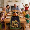 thumbnail image 7 of Mardi Gras Table Runner with Iris Carnival Mask Bead Pattern, Periodic Kitchen Dining Table Decoration for Indoor Party Home Festive Decor(B), 7 of 7