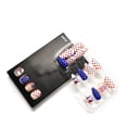 thumbnail image 2 of 4th Of July Press On Nails 24Pcs Patriotic Flag Fake Nails Short Glue On Nails For Independence Day Decor, 2 of 9