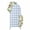 LightBLue, variant on Arch Covers, Light Blue Plaid Arch Covers Stretchy Backdrop 7.2'x4', Modern Minimalist Country Spandex Fitted Round Top Chiara Arches Backdrop Cover for Wedding Party Birthday Banquet