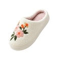 thumbnail image 2 of KEVCHE Women Home Slippers, Cute Slippers Indoor Outdoor Plaid Shoes, Warm Soft Bedroom Shoes Fuzzy Closed Toe Sandals Non Slip House Bedroom Slippers, 2 of 4