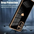 thumbnail image 3 of for Samsung Galaxy A54 5G Case Love Heart Plating Electroplate Luxury Elegant Case Camera Protector Soft TPU Shockproof Protective Corner Back Cover Galaxy A54 5G Case -Black, 3 of 5