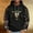 Black, variant on dzxyzu Men's Fashion Hoodies & Sweatshirts Casual Ethnic Style Printed Pullover Matching Color Long Sleeve Hooded Sweatshirts with Kangaroo Pocket