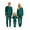 Green, variant on Christmas Matching Pajamas for Family Plaid Print Long Sleeve Pullover Pants Set Holiday Home Sleepwear Family Thanksgiving Pajamas