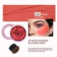 thumbnail image 1 of Polvos faciales inspirados en hojas de flores y colores construibles para mujeres y niñas con maquillaje de mejillas ligero, apariencia romántica para fiestas y noches, un rubor, 1 of 1
