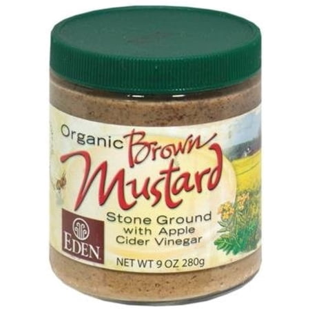 Organic Brown Mustard 9 Ounces (Case Of 3)