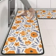 thumbnail image 2 of Kitchen Rugs Sets Of 2,Pioneer Flower Floral Print Pattern Anti Fatigue Kitchen Mat Rugs Non Slip Washable,Decorative Kitchen Floor Mats for Kitchen,Sink,Laundry,17"x47"+17"x47", 2 of 5