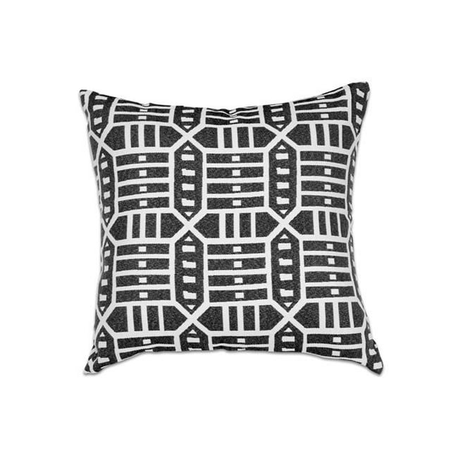 Astella TP18-FA54 18 x 18 Po Pacifica Roland Accent de Charbon de Bois Jeter Oreiller&44; Gris